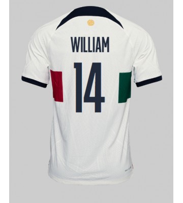 Portugalia William Carvalho #14 Koszulka Wyjazdowych MŚ 2022 Krótki Rękaw
